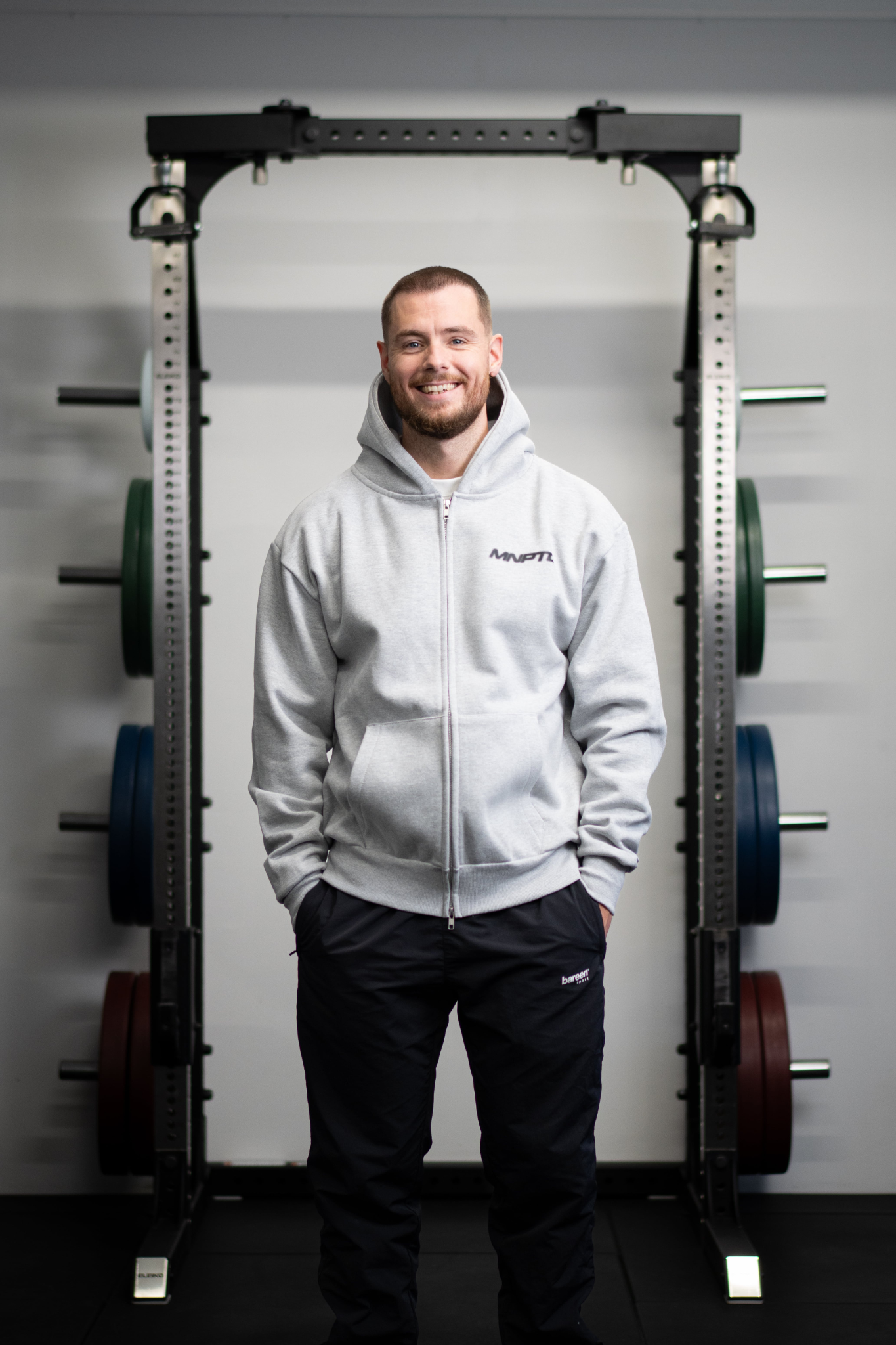 TC Zip Hoodie Grå