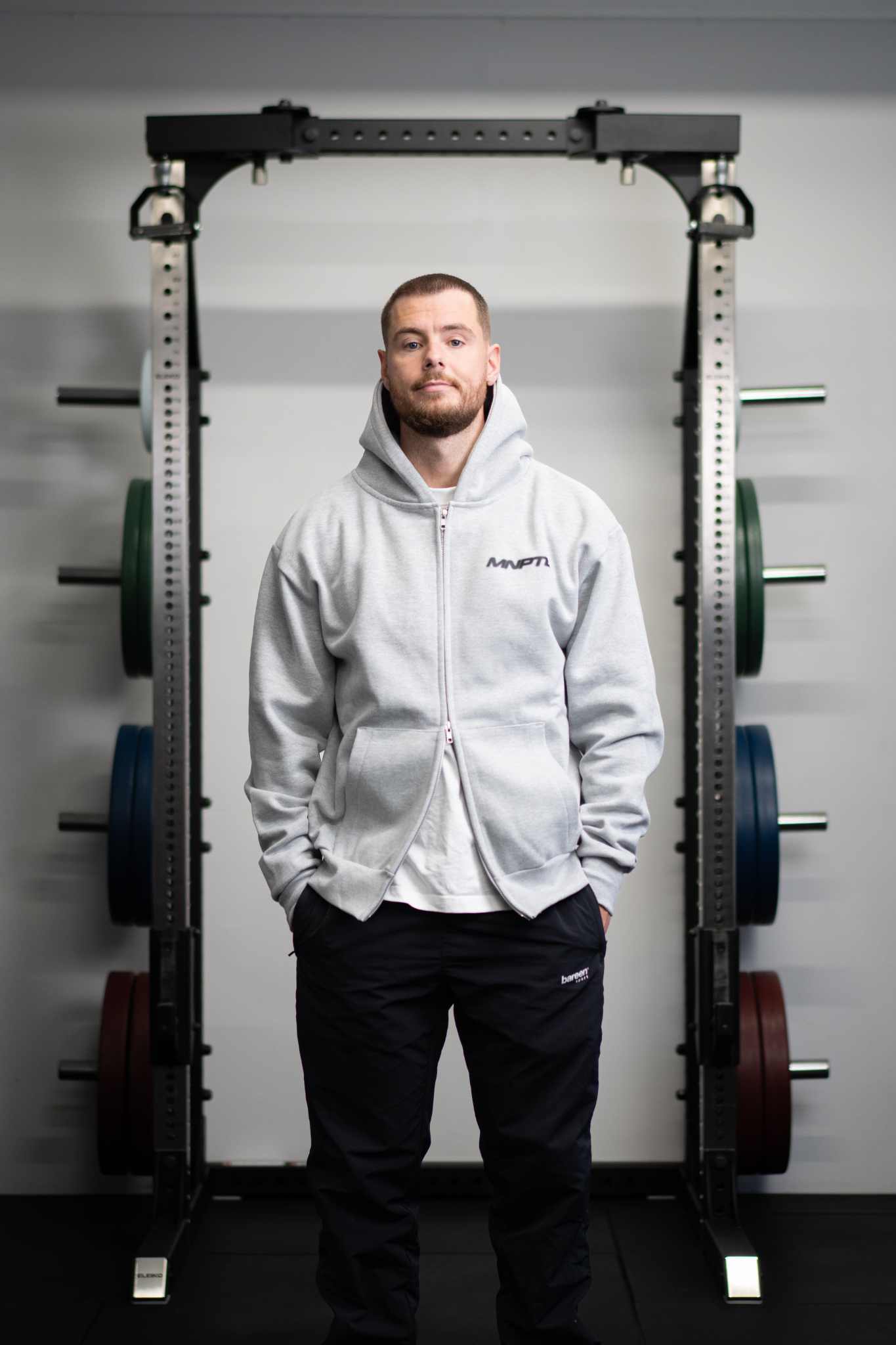 MNPTC Zip Hoodie Grå