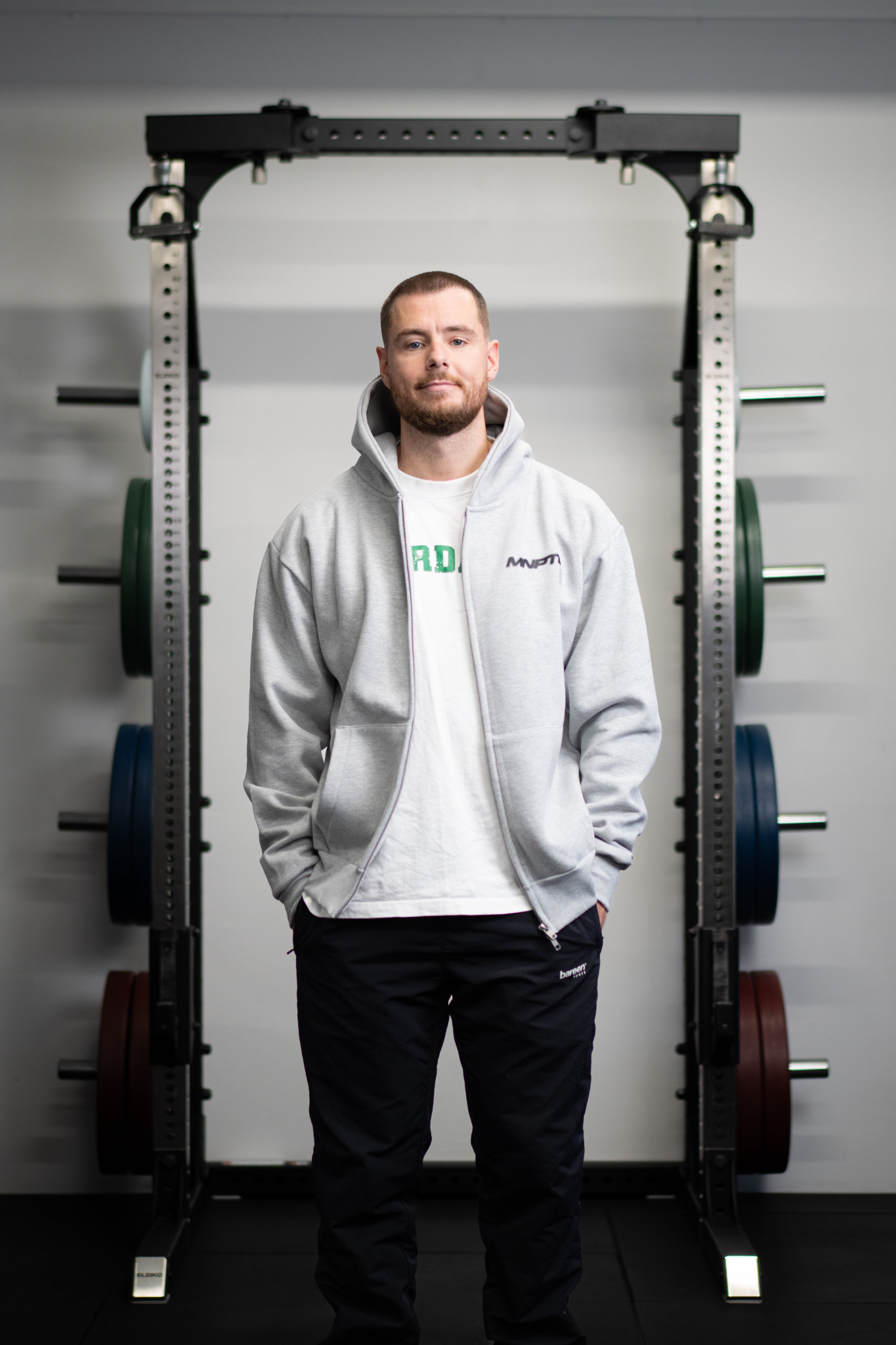 TC Zip Hoodie Grå