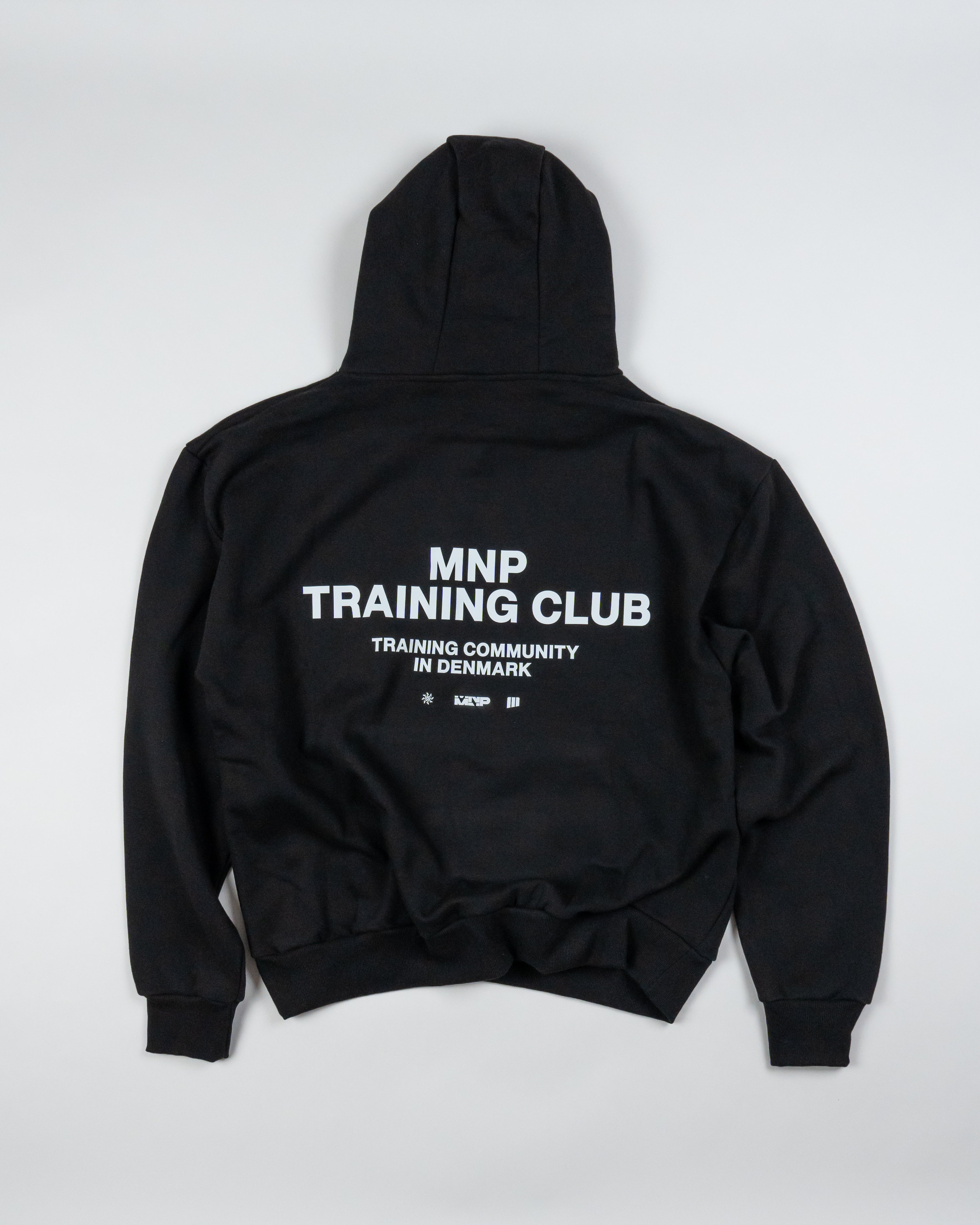 TC Sort/Hvid Hoodie
