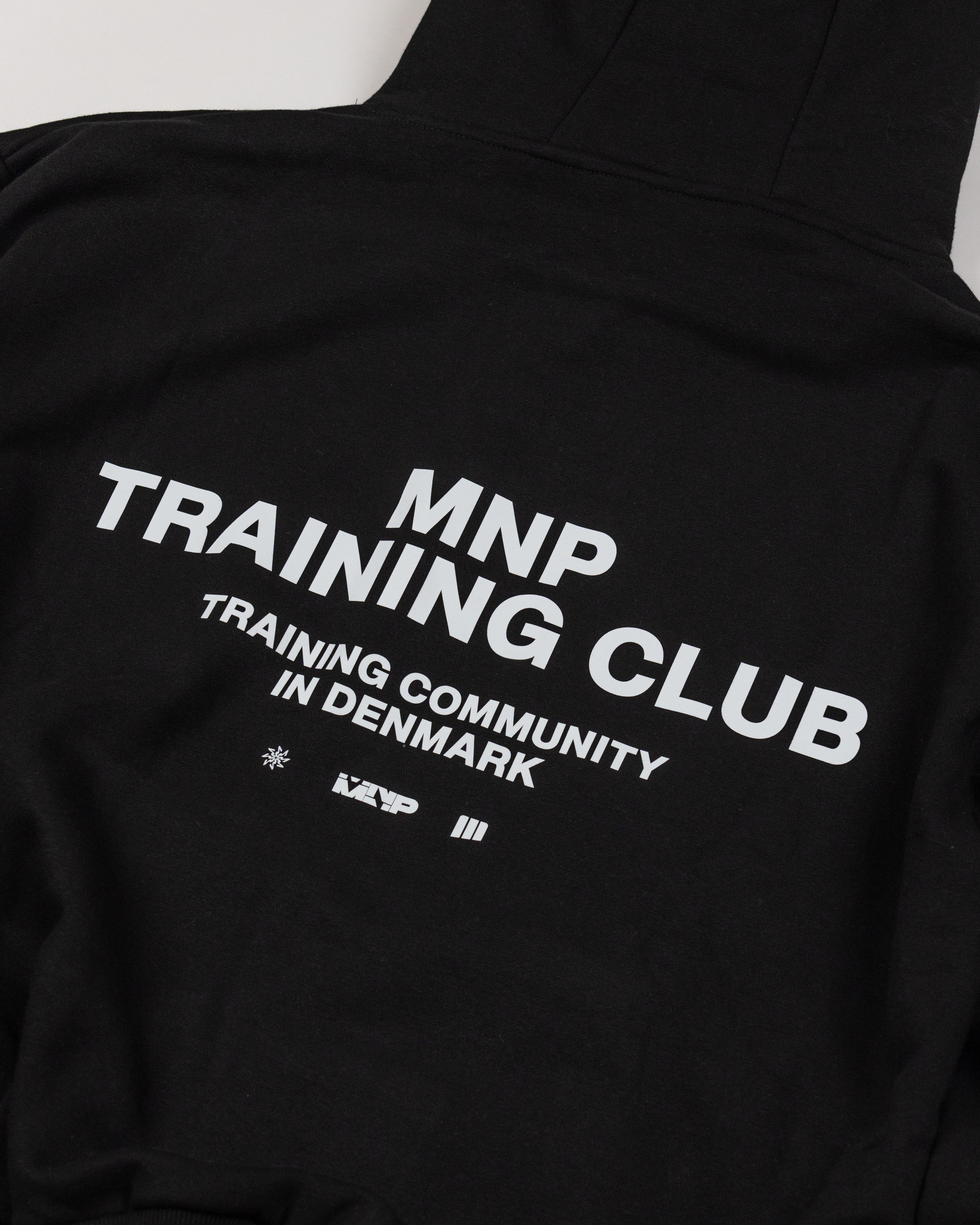 TC Sort/Hvid Hoodie