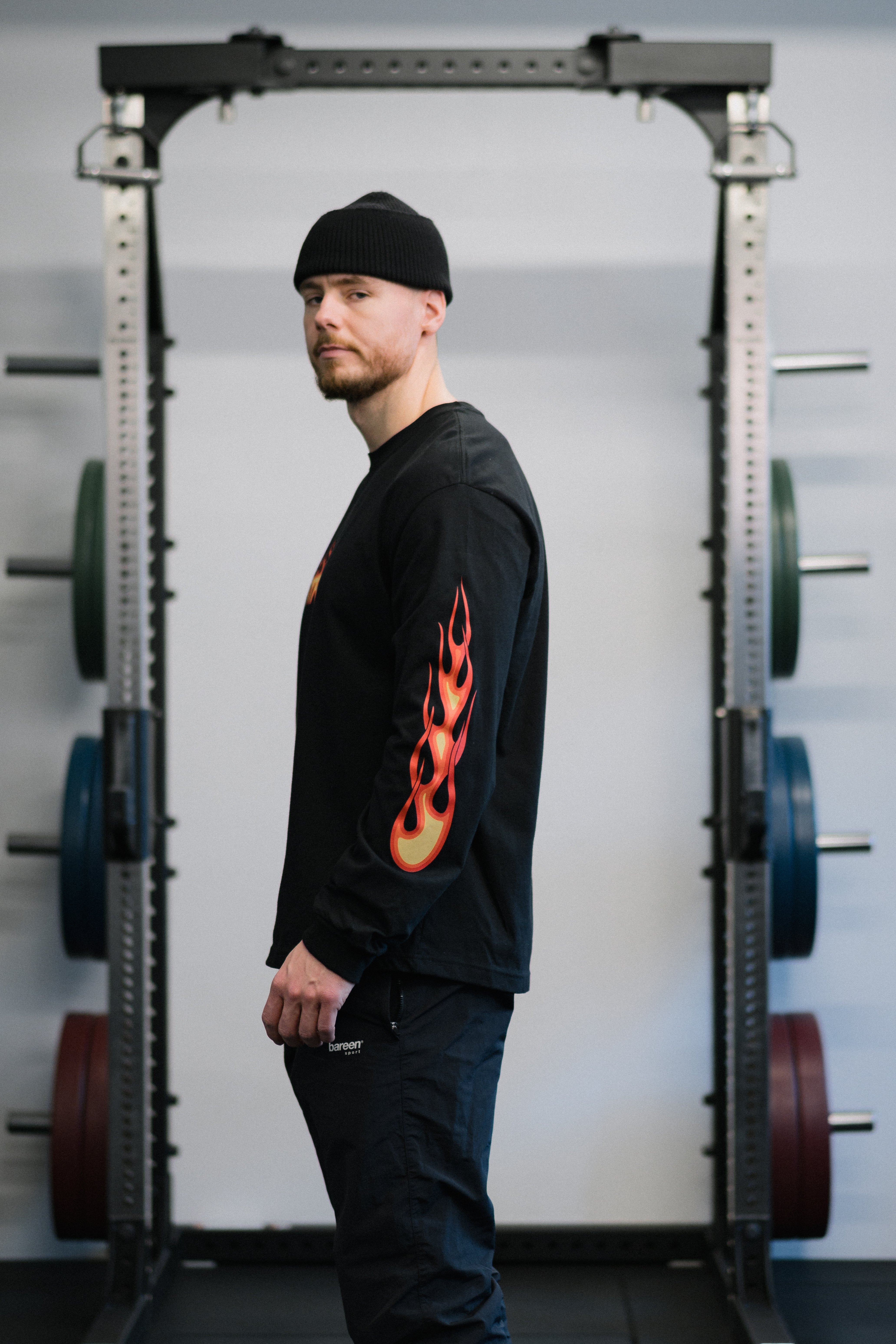 MNP Flame Longsleeve Sort