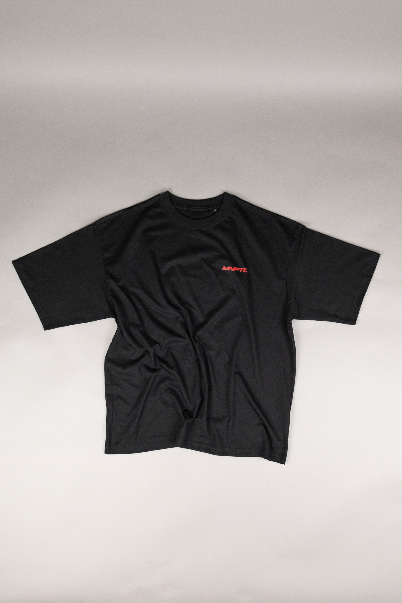 TC MNPTC Halftone Sort/Rød Box Fit Tee