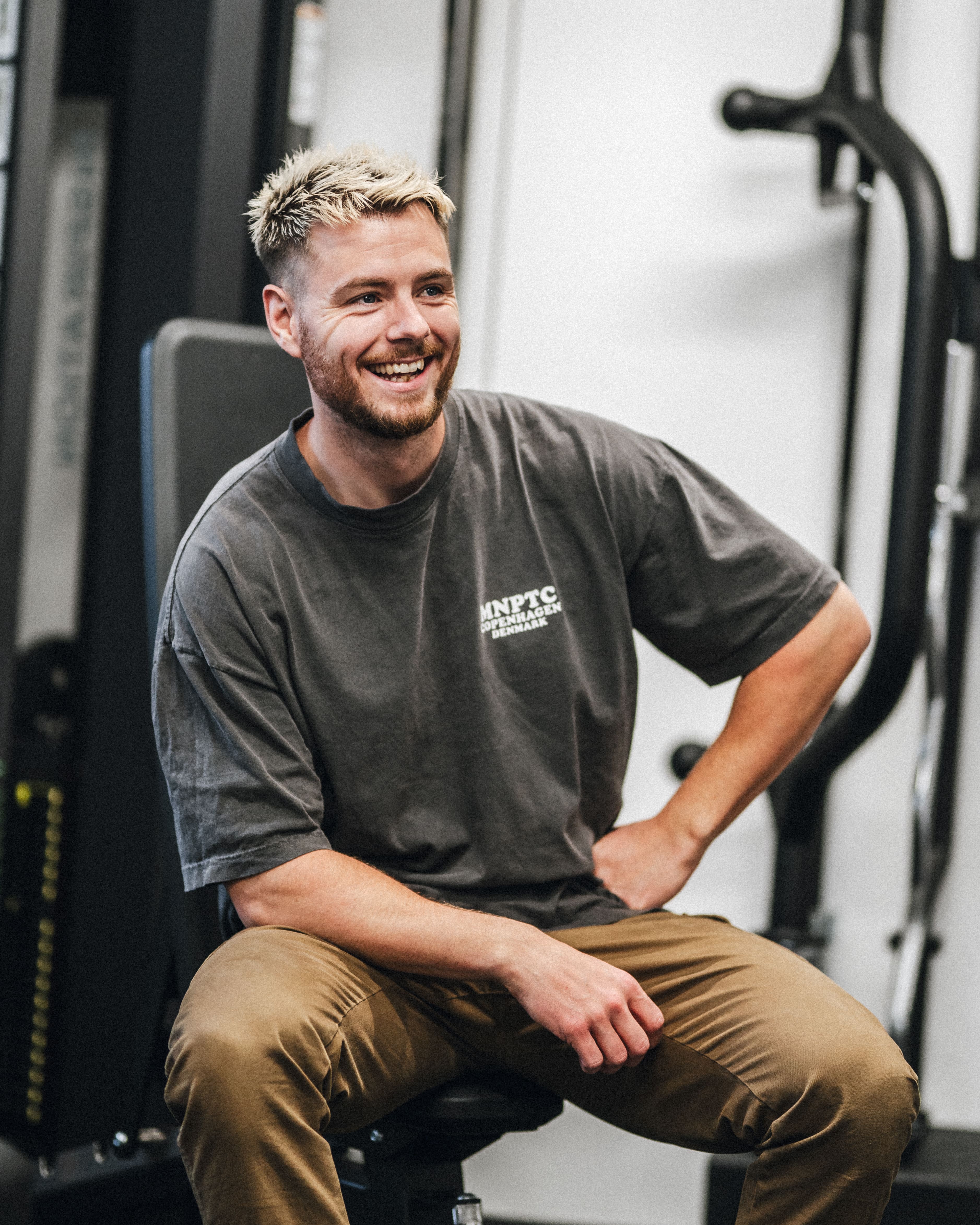mnp training club oversize t-shirt skeleton logo