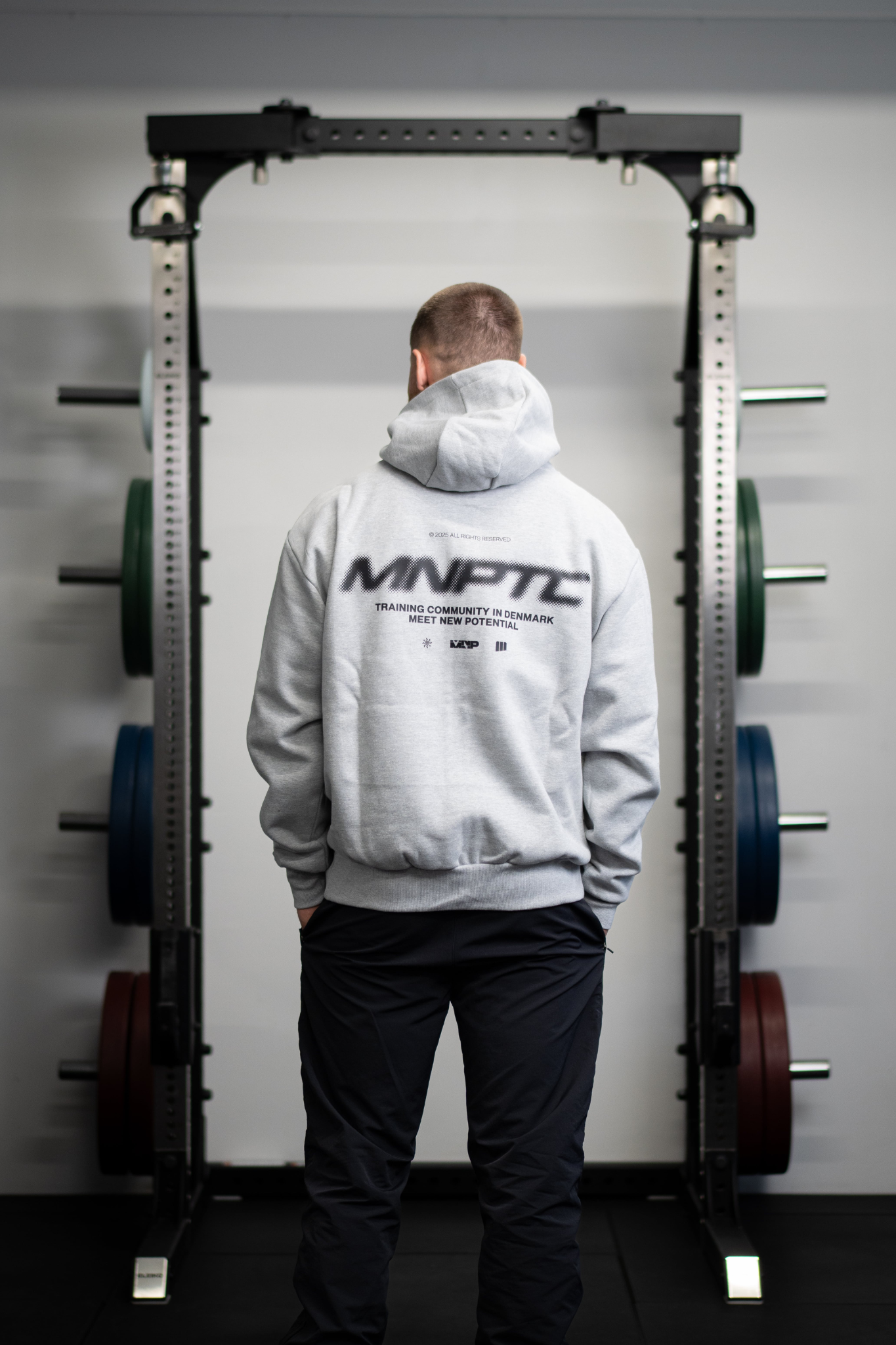 MNPTC Zip Hoodie Grå