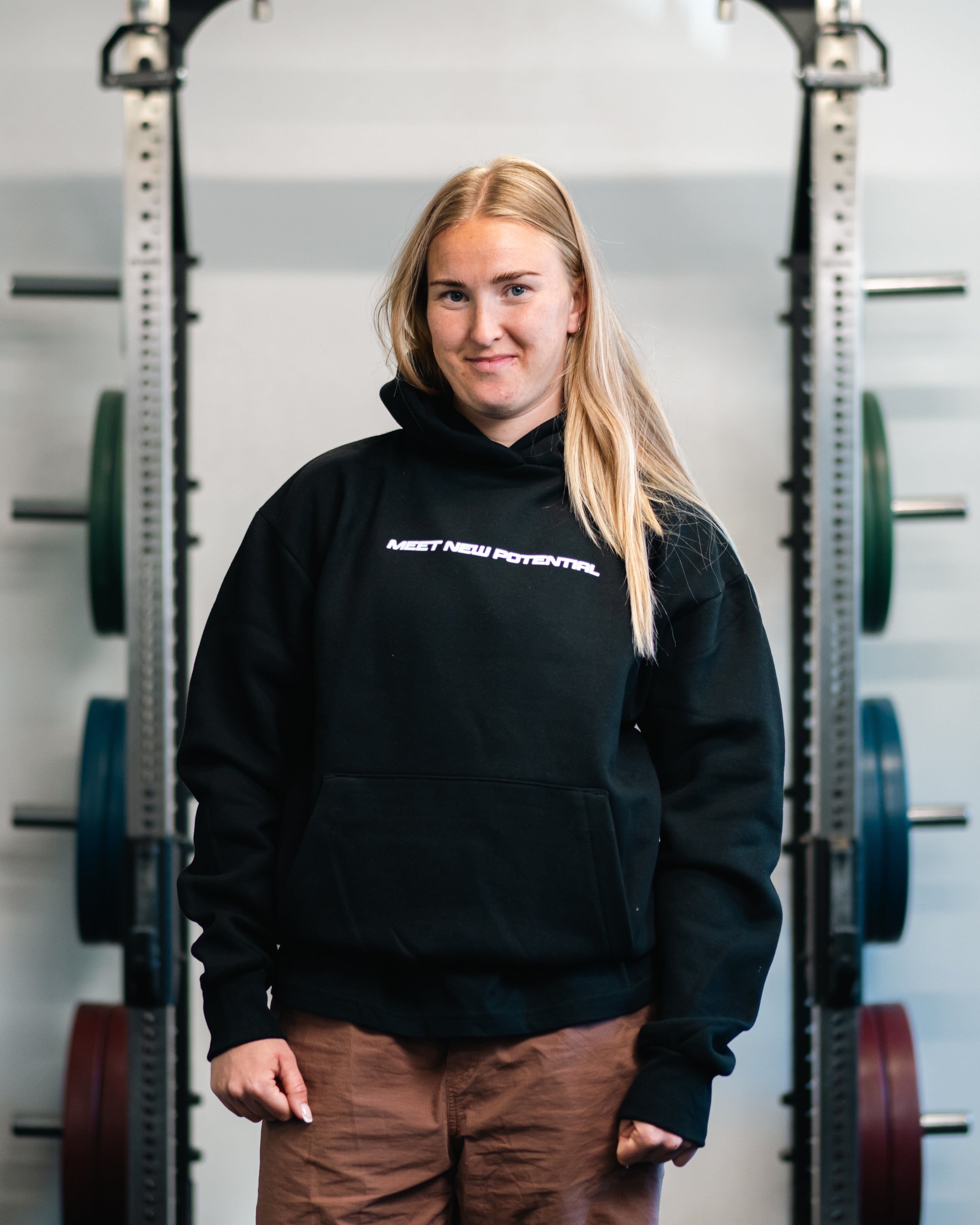 MNPTC Hoodie Sort/hvid