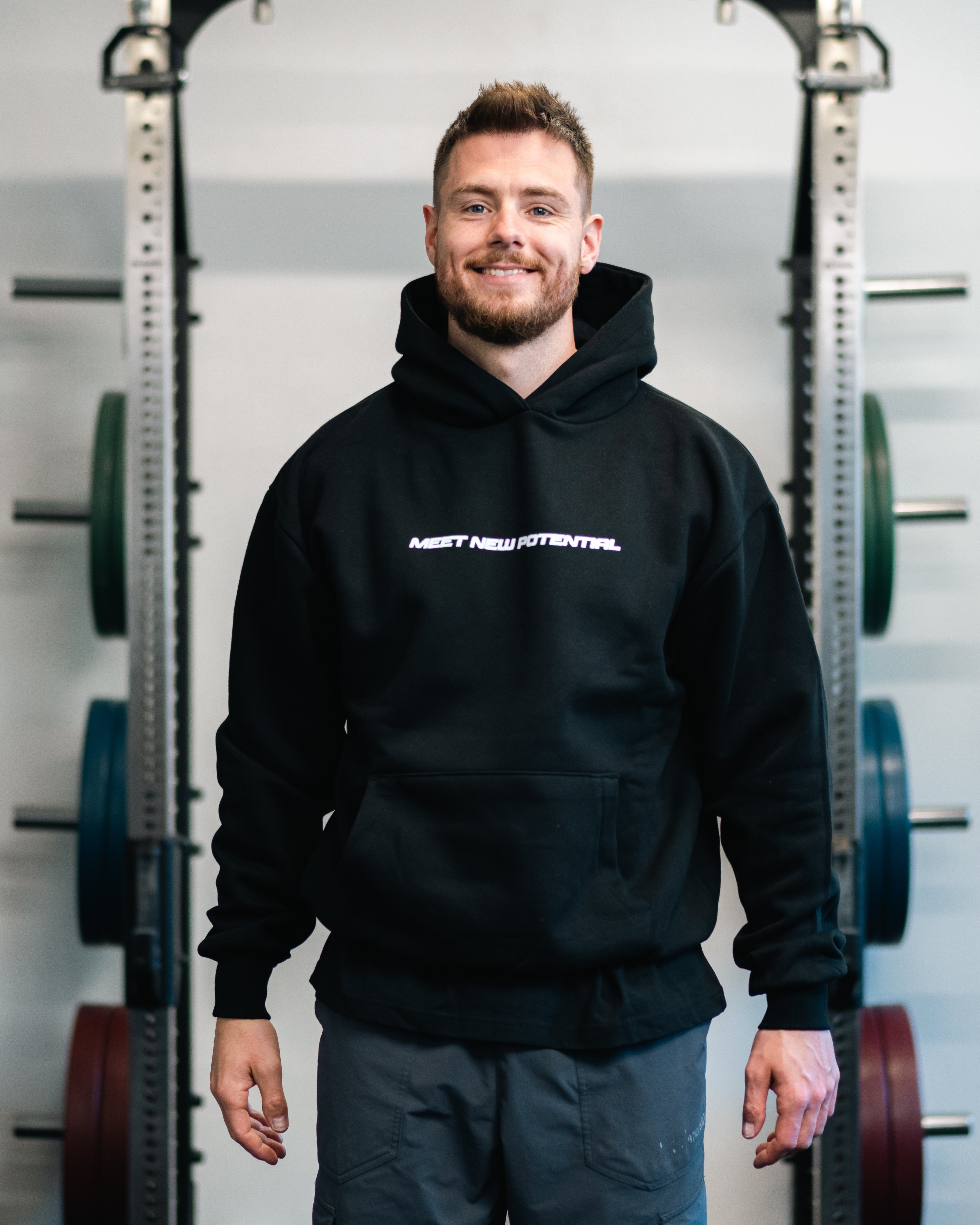 TC Hoodie Sort/hvid
