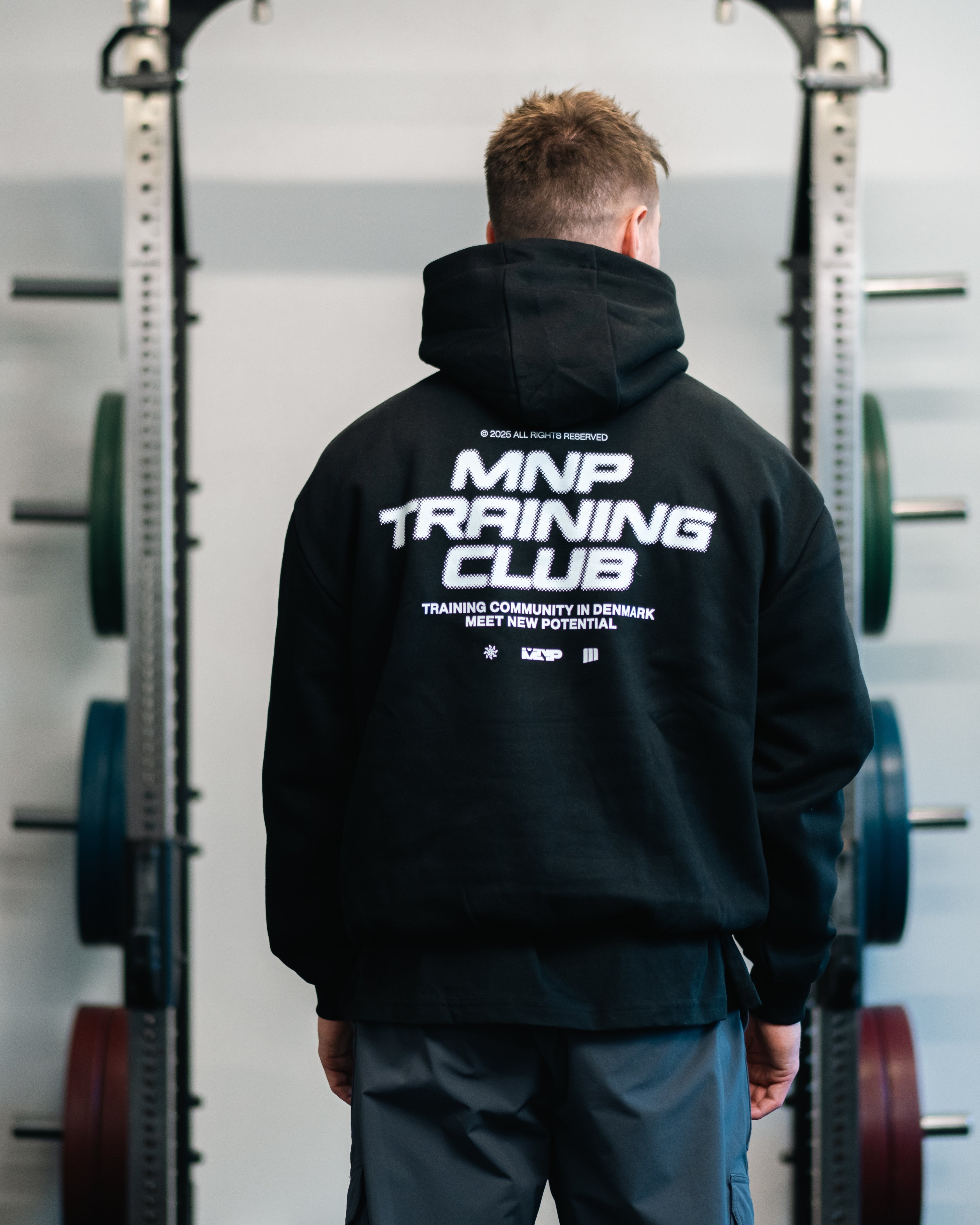 TC Hoodie Sort/hvid