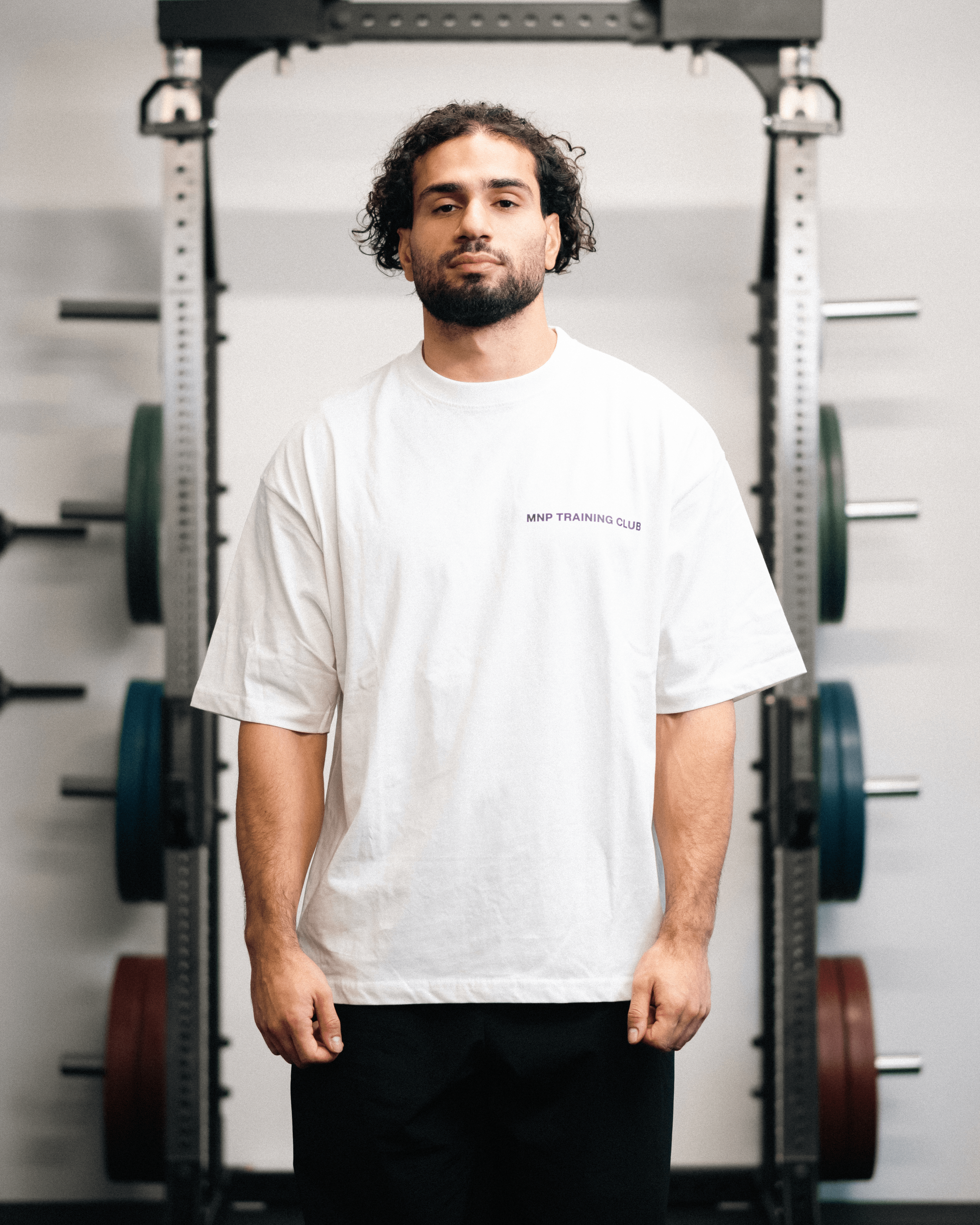 MNPTC Training Community Box Fit Tee Hvid/Sort