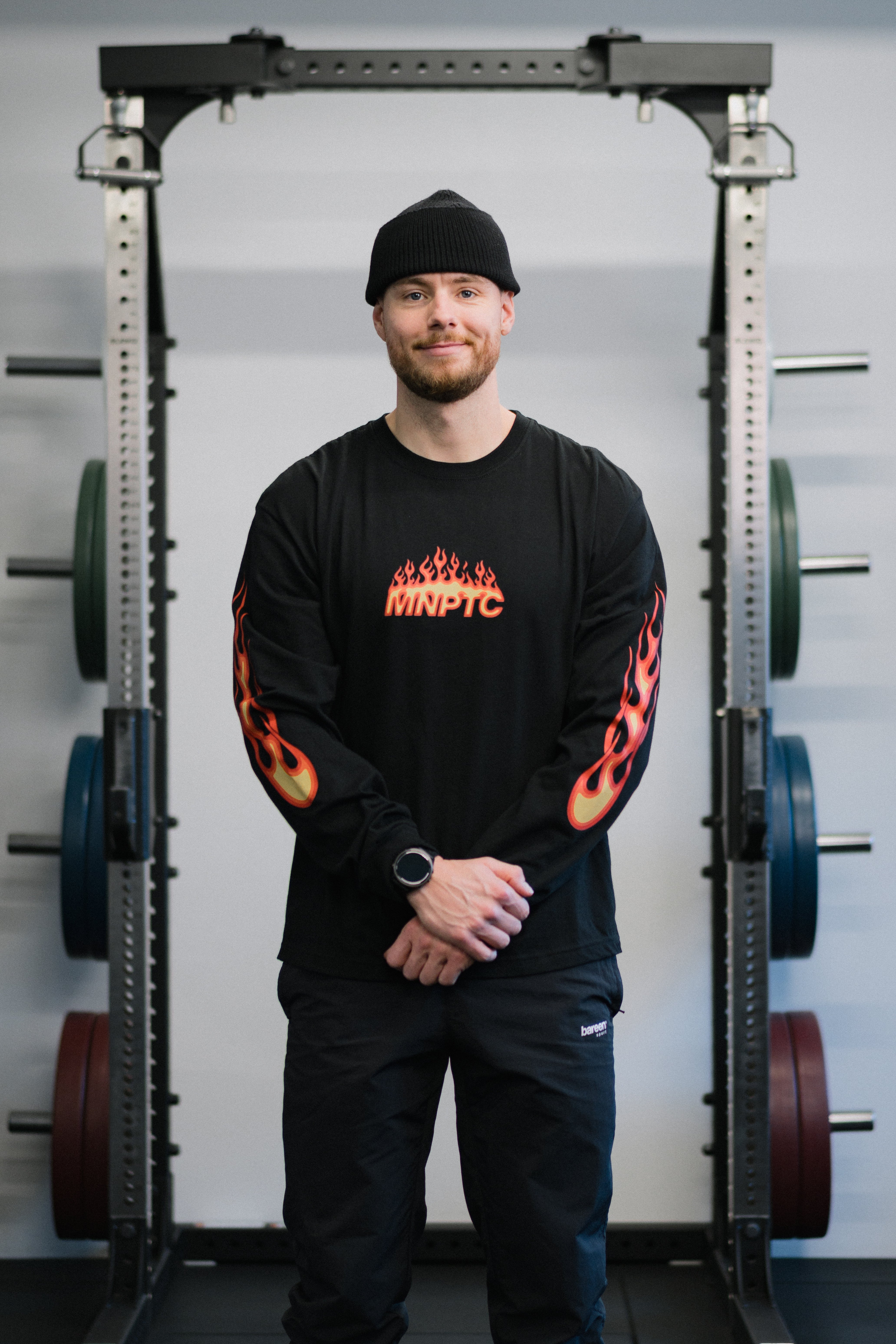 MNP Flame Longsleeve Sort