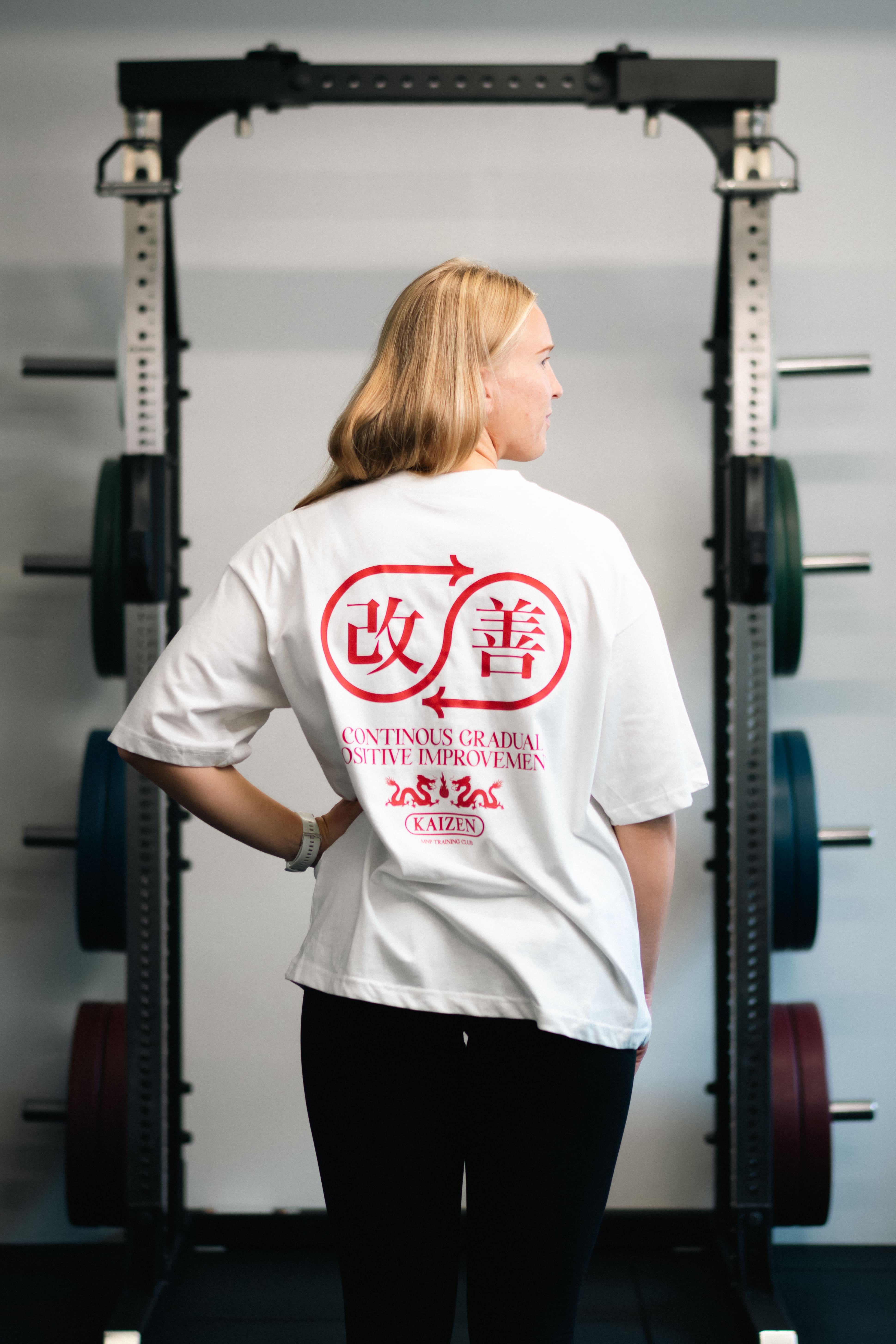 TC Kaizen Sand/Rød Box Fit Tee