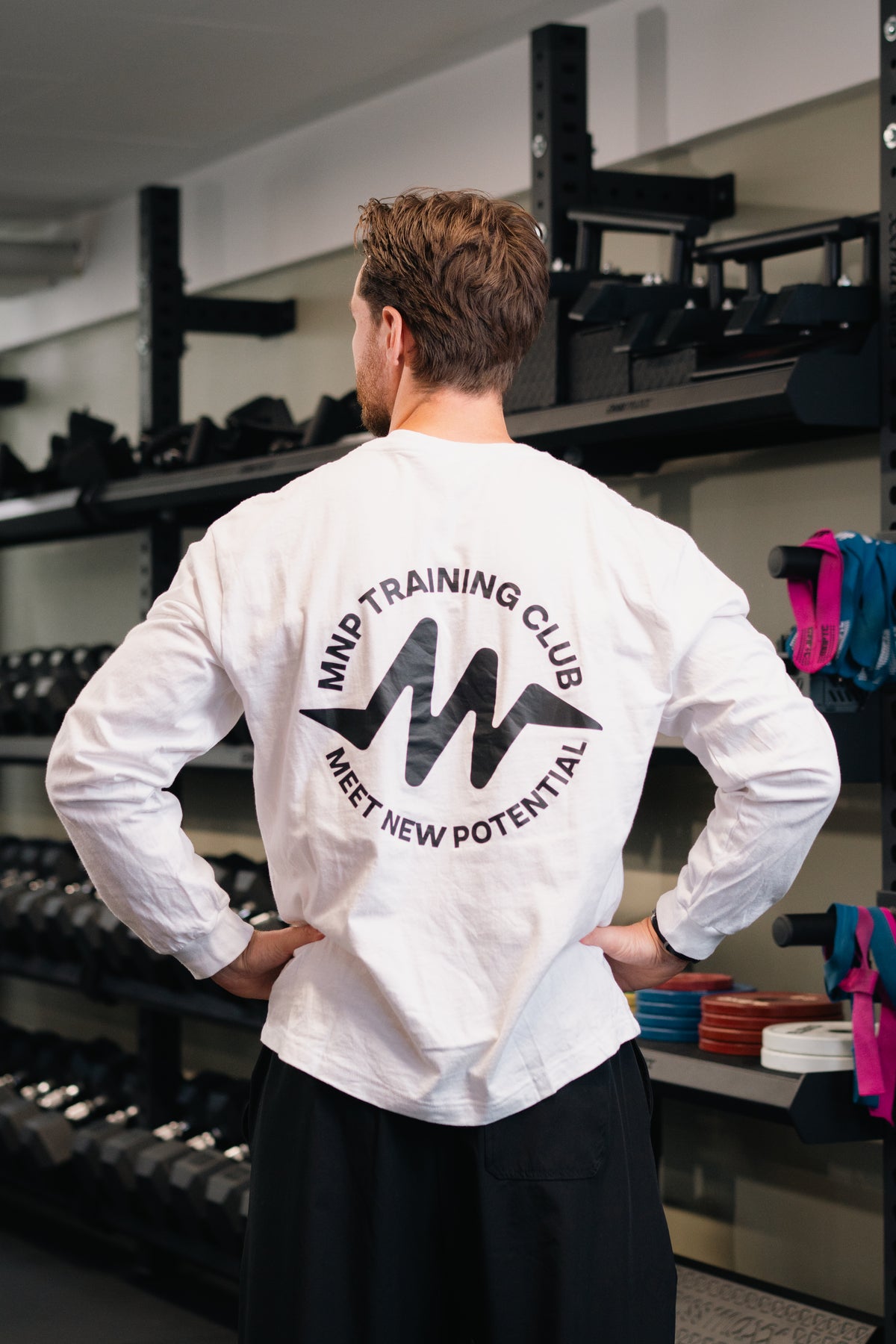 MNP Training Club Longsleeve – White