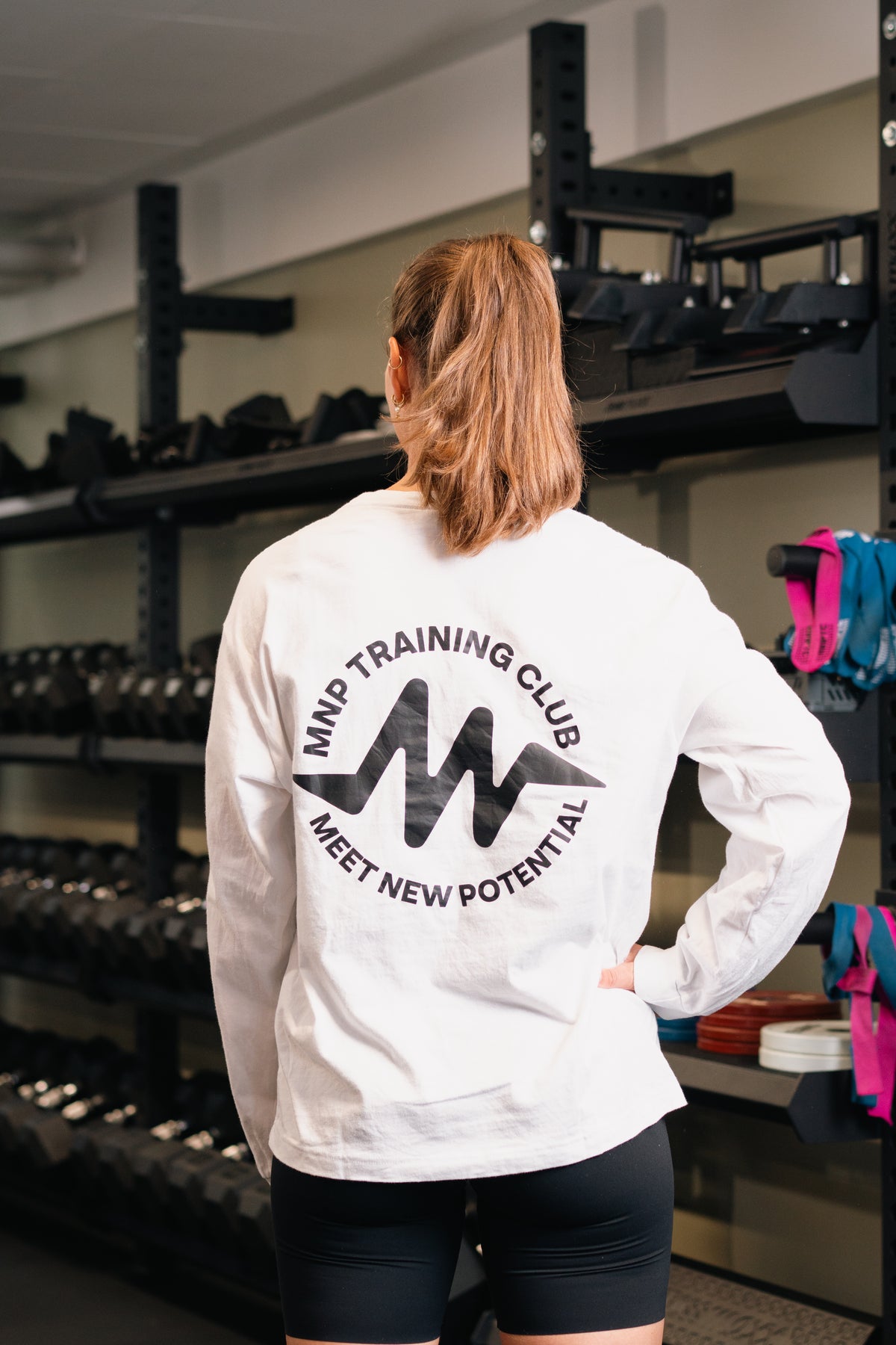 MNP Training Club Longsleeve – White