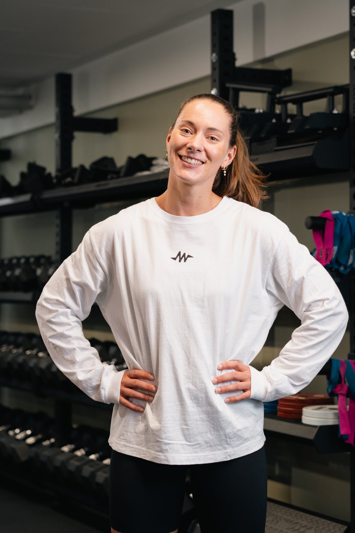 MNP Training Club Longsleeve – White